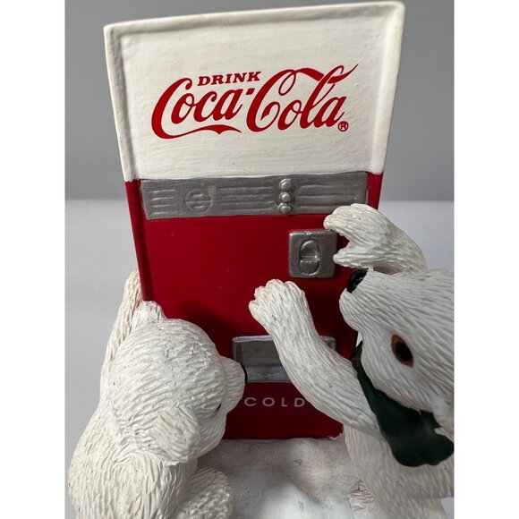 Coca-Cola Polar Bear Cubs Music Box "Dad Showed Me How" 1997 Collectible - Picture 5 of 8